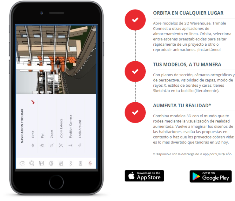 SketchUp Viewer para móviles y tablets... ¡Ahora gratis! Íscar