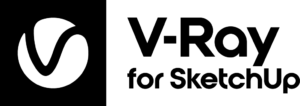 V Ray SketchUp Logo Black RGB 1