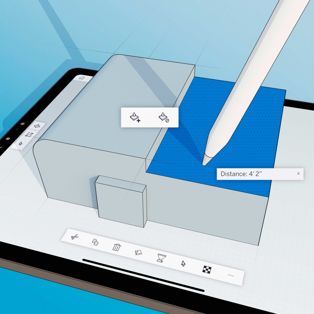 Modelo 3D en SketchUp para iPad