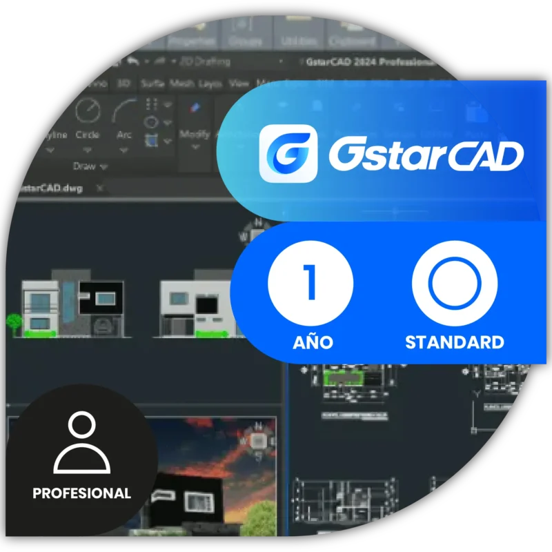 GstarCAD Standard | Licencia Profesional<span> - </span>Anual