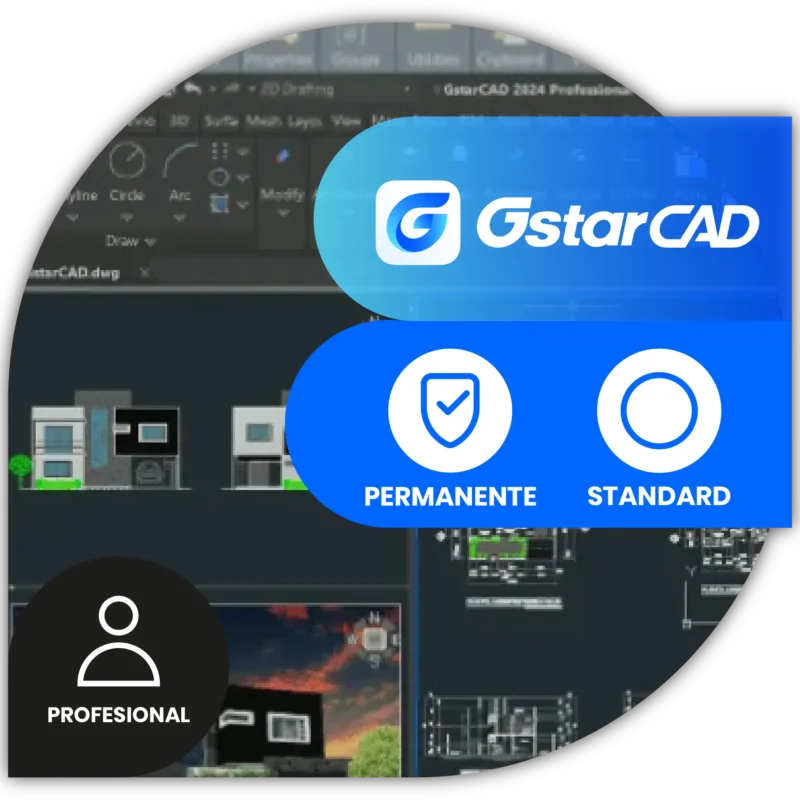 GstarCAD Standard | Licencia Profesional<span> - </span>Permanente