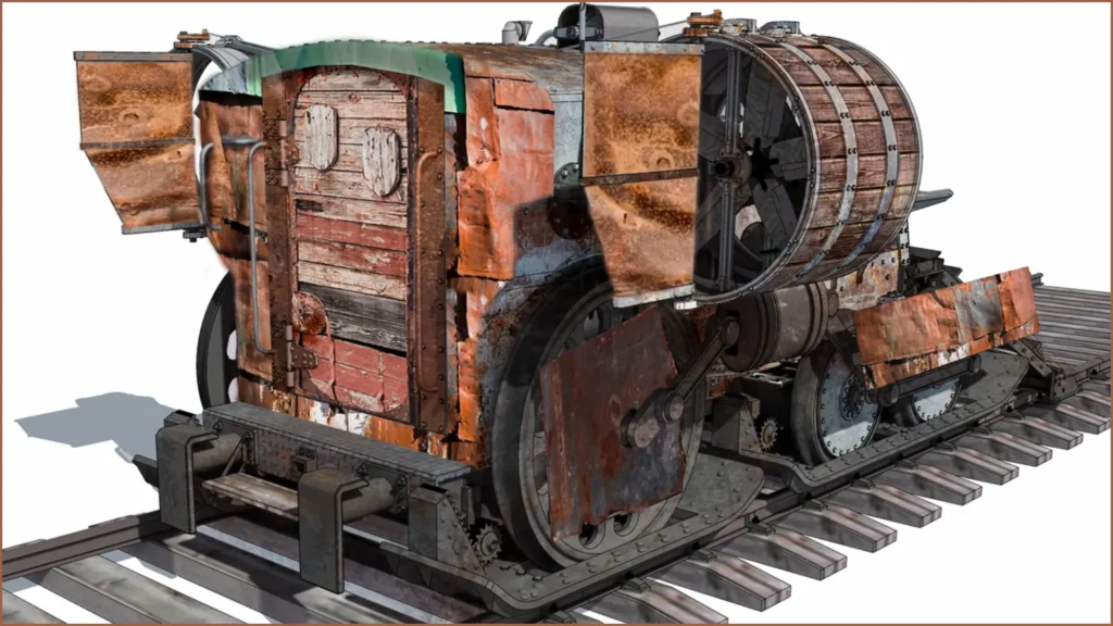 Utilizar o SketchUp para conceber locomotivas para obter representações 3D detalhadas e exactas dos elementos que seriam construídos na vida real