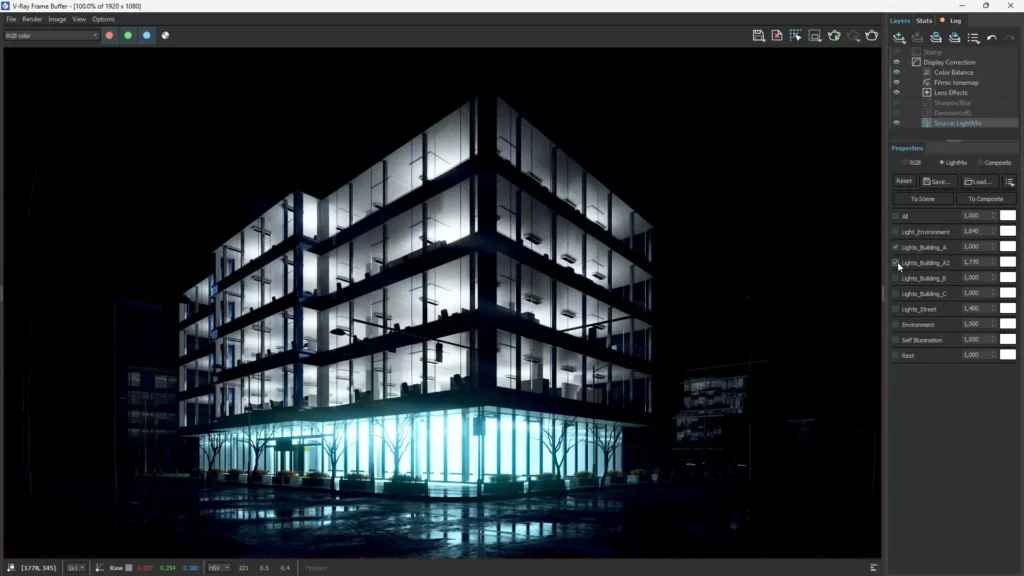 Captura de pantalla video de 5 claves de renderizado en vray para sketchup