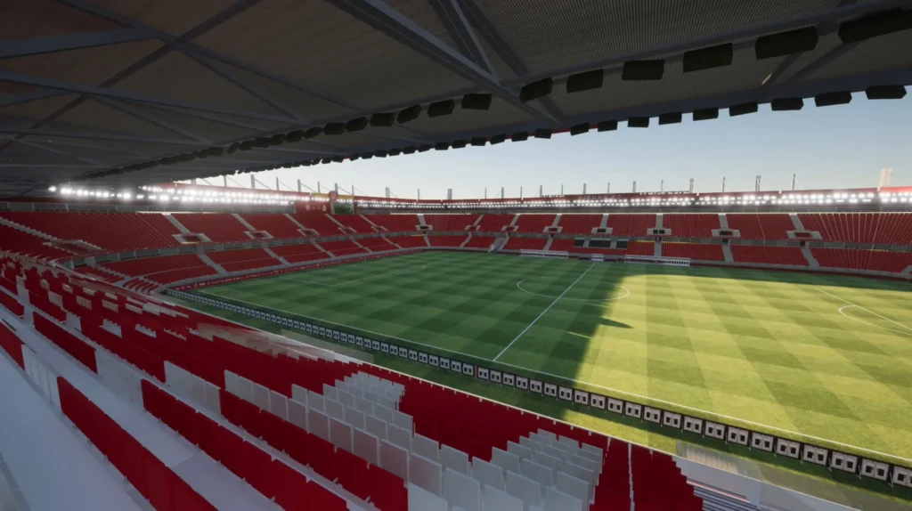 Grandes Estádios, Grandes Eventos_ Desenho 3D com SketchUp e Twinmotion por Javier Caireta Girona FC (1)