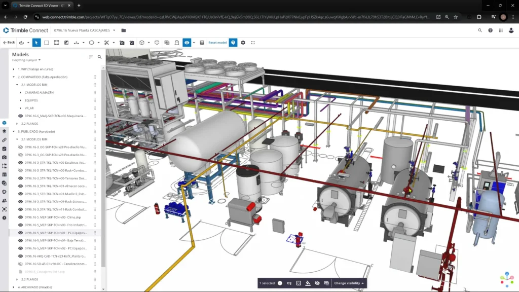 case story cascajares teicon modelado equipos maquinaria cuartos instalaciones