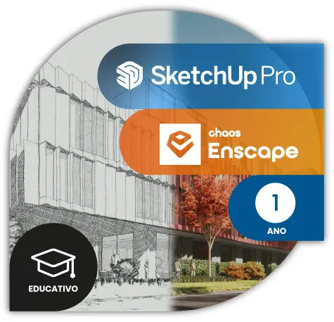 Licença educacional do Enscape e do SketchUp
